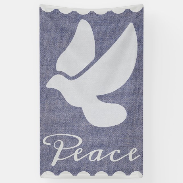 Peace Dove Banner (Vertical)