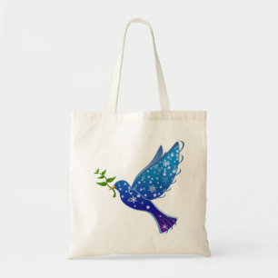 Peace Dove Bird Symbol Love Freedom Pigeon Tote Bag