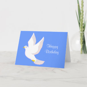 Peace Dove Birthday Card
