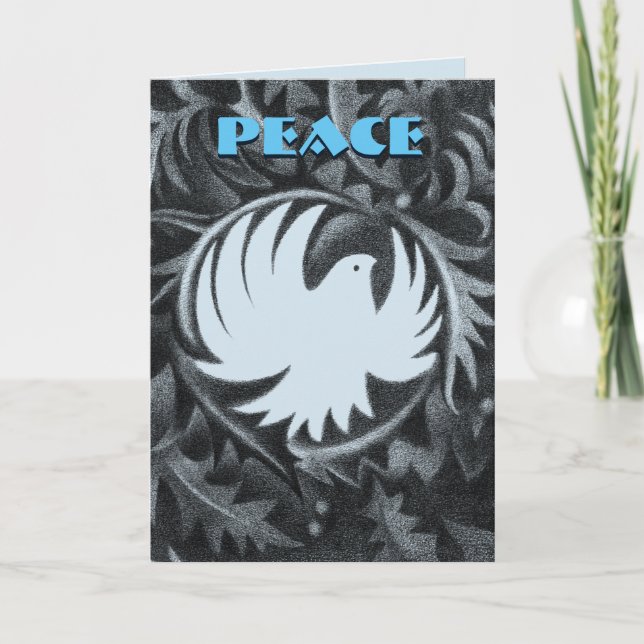 Peace dove christmas card (Front)