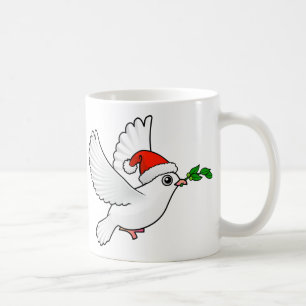 Peace Dove Christmas Coffee Mug