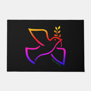 Peace Dove Doormat