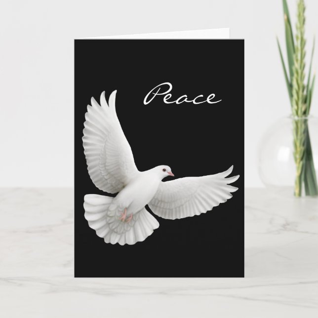 Peace Dove Greeting Card (Front)