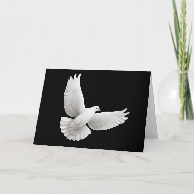 Peace Dove Greeting Card (Front)