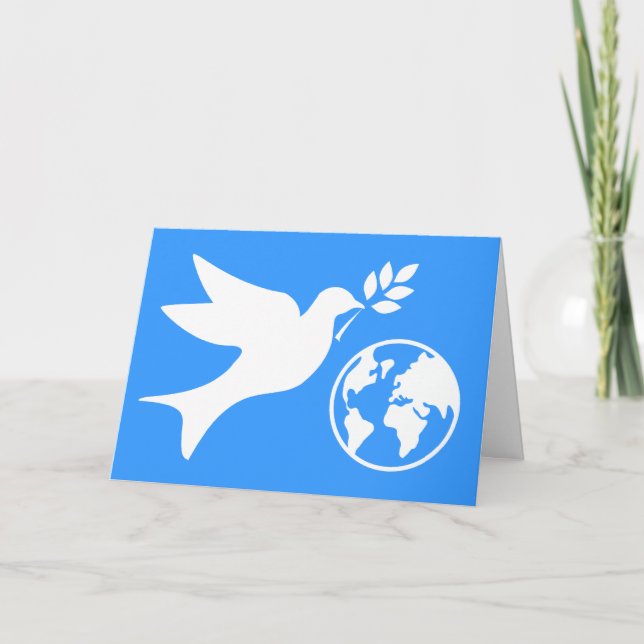Peace Dove Holiday Card (Front)