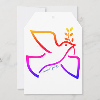 Peace Dove Holiday Card
