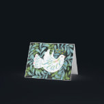 Peace Dove Illustrated Christmas Card<br><div class="desc">An illustrated Christmas card features gouache illustration of a dove and hand lettering.</div>