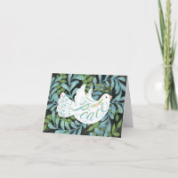 Peace Dove Illustrated Christmas