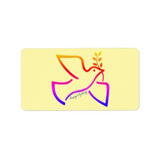 Peace Dove Label