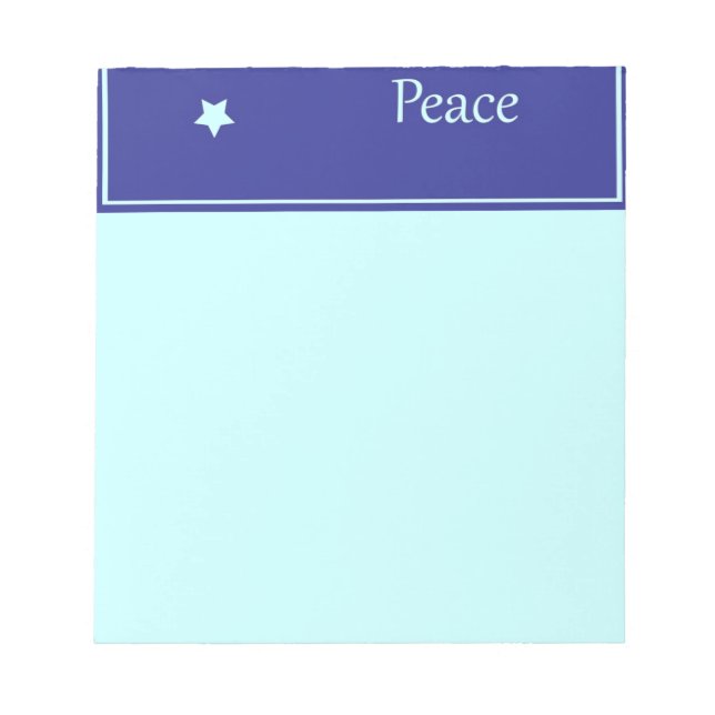 Peace Dove Notepad (Front)