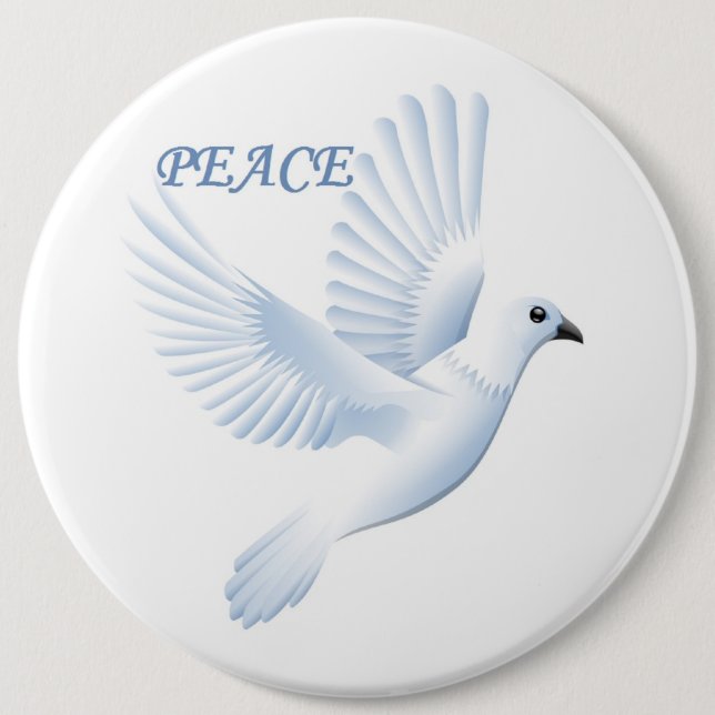 PEACE DOVE PINBACK BUTTON (Front)