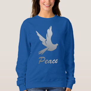 Peace Dove Silver Gradient  Sweatshirt