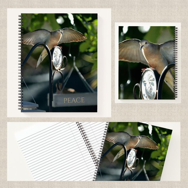 Peace Dove Spread Wings Photographic Notebook (Creator Uploaded)