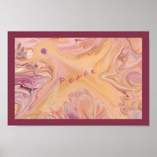 Peace Dove square Poster