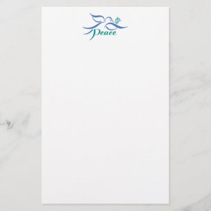 Peace Dove Stationery