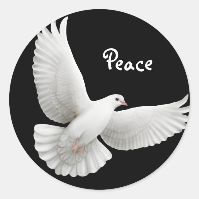Peace Dove Sticker (Front)