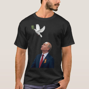 Peace Dove Stop Puck Futin Hands Off Ukraine Suppo T-Shirt