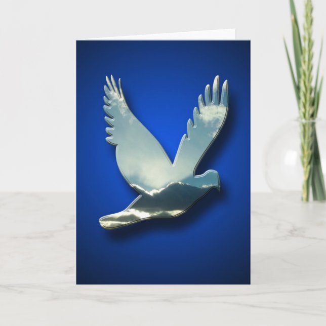 Peace Dove Sympathy Card (Front)