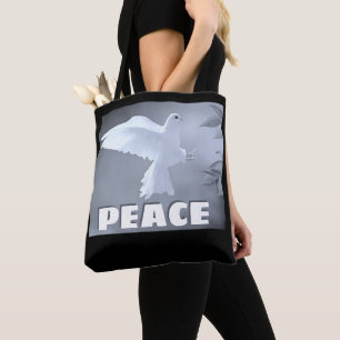 Peace - dove Tote Bag