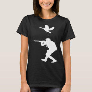 Peace Dove vs Soldier  Anti War Peace T-Shirt