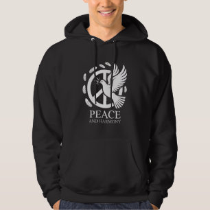 Peace Dove with Olive Branch in PeaceSymbolT-Shirt Hoodie