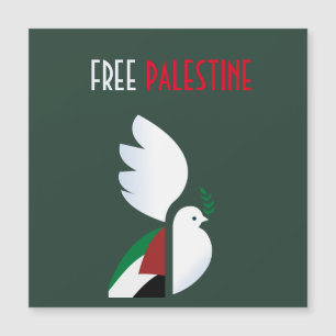 Peace Dove with Palestinian Flag Foam Board