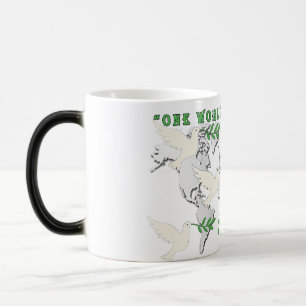 Peace Dove World Map Mug