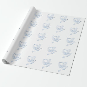 PEACE DOVE WRAPPING PAPER