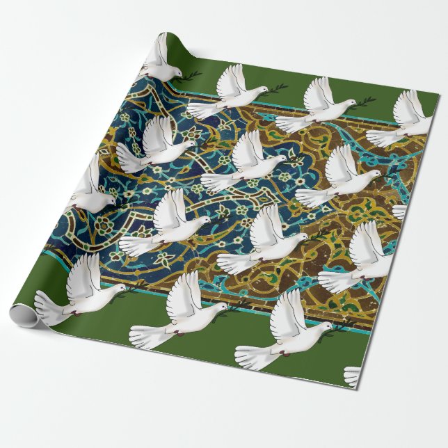 PEACE DOVE Wrapping Paper (Unrolled)