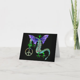Peace Dragon Holiday Card