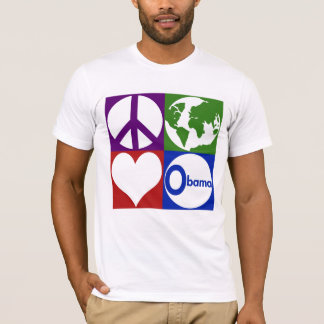 Peace, Earth, Love, Obama T-Shirt