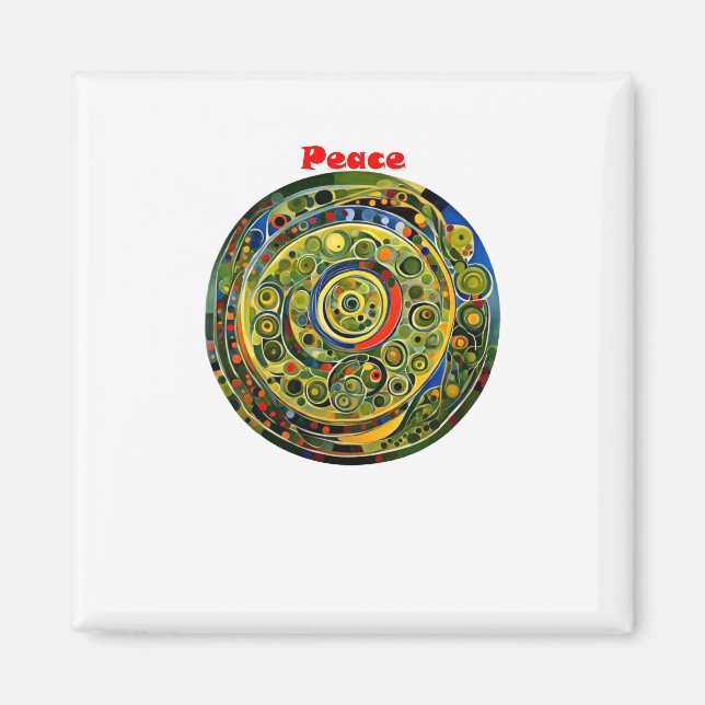 Peace - English Magnet (Front)