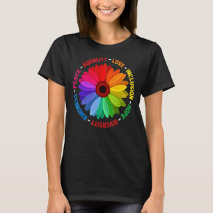 Peace Equality Love Inclusion Hope Diversity Kindn T-Shirt