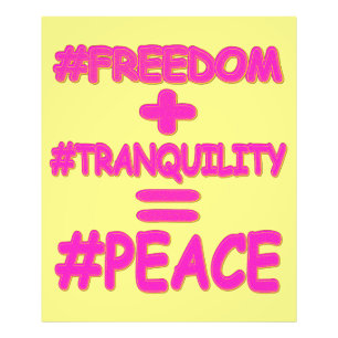 "PEACE EQUATION" Cute Design. Buy Now  Photo Print