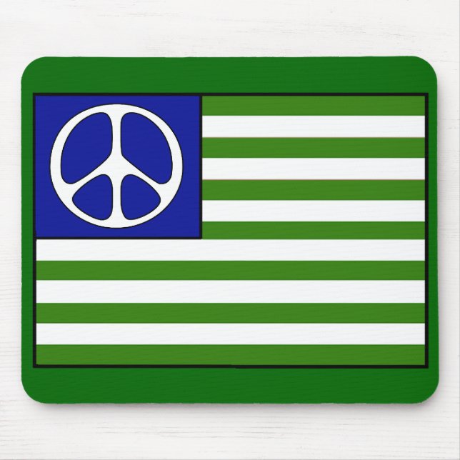 Peace Flag Mouse Pad (Front)