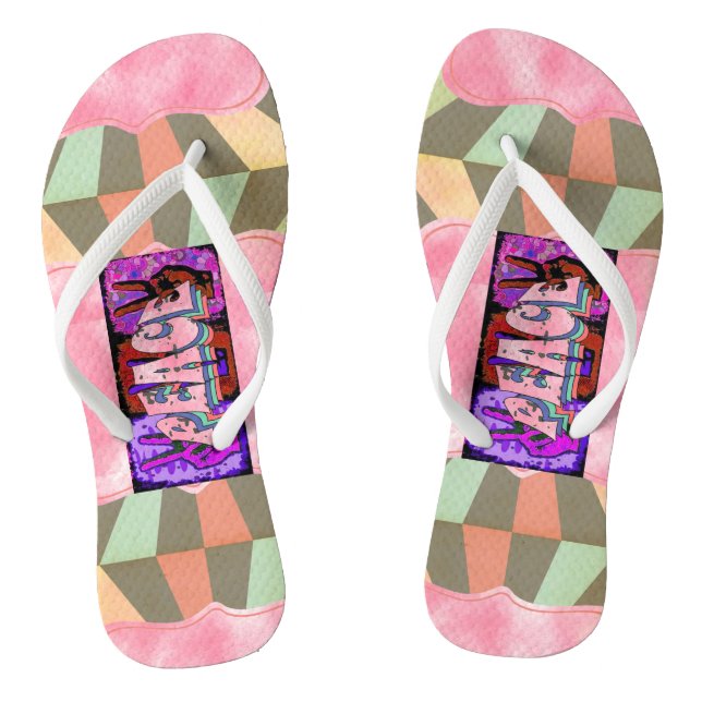 Peace Flip Flops (Footbed)