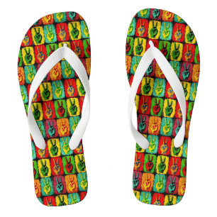 Peace Flip Flops