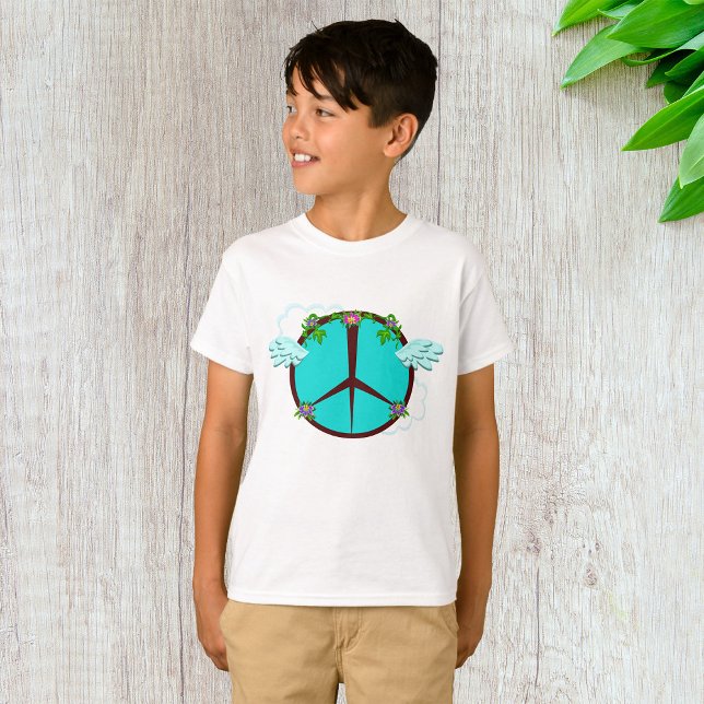 Peace Flowers T-Shirt (Creator Uploaded)