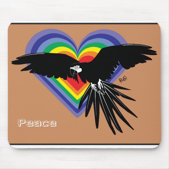 Peace for all Mauspad Mouse Pad (Front)