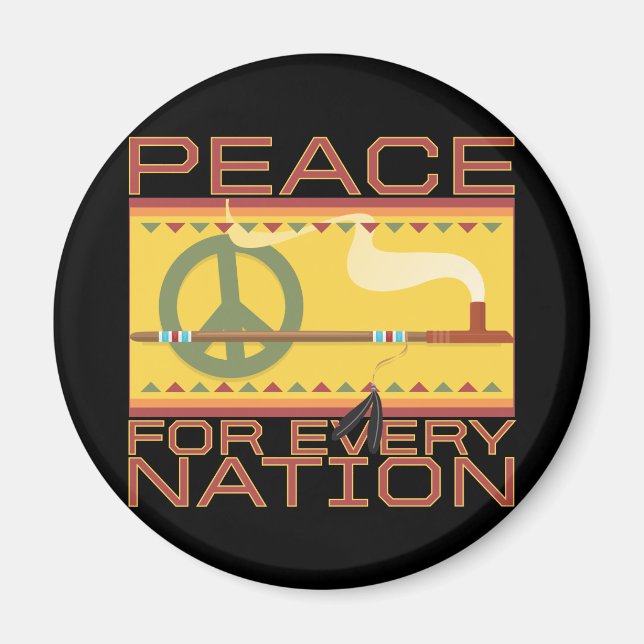 Peace for Every Nation Magnet (Front)
