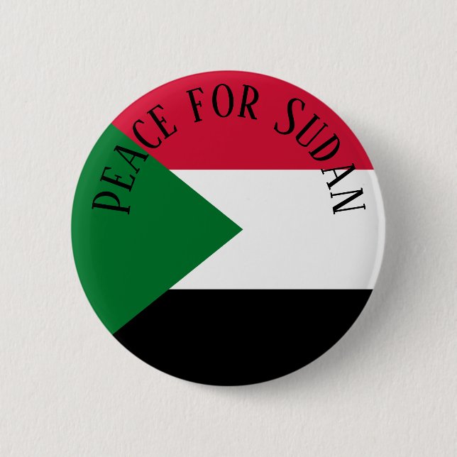 Peace for Sudan Button Pin (Front)