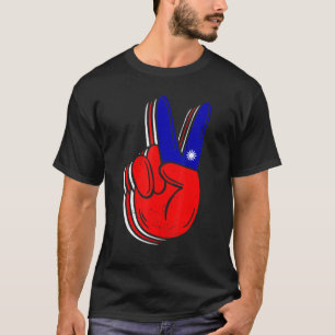 Peace For Taiwan Vintage Taiwan Taiwanese Victory T-Shirt