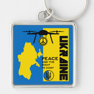 Peace For The Ukraine Key Ring
