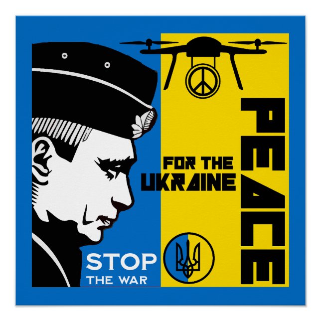 Peace For The Ukraine Poster (Front)