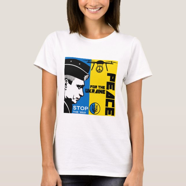 Peace For The Ukraine T-Shirt (Front)
