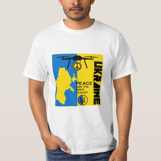 Peace For The Ukraine T-Shirt (Front)