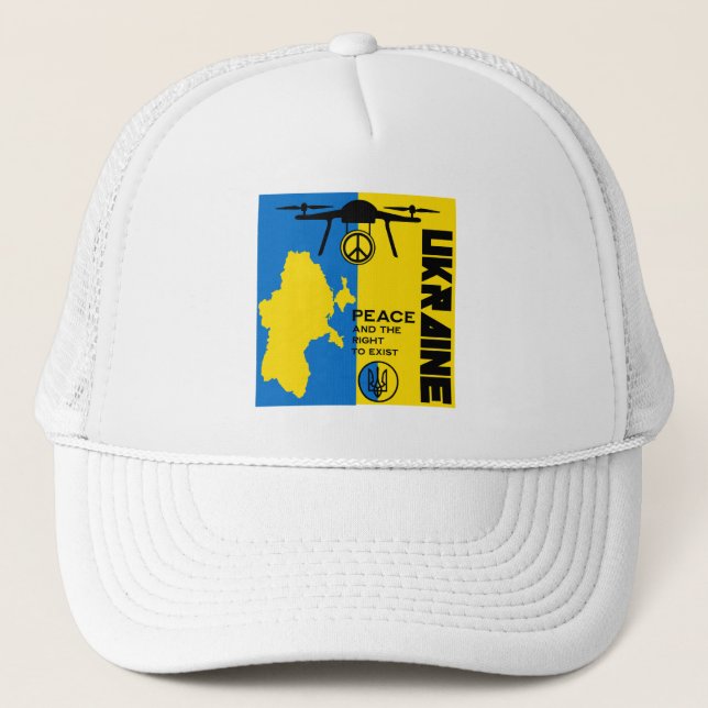 Peace For The Ukraine Trucker Hat (Front)