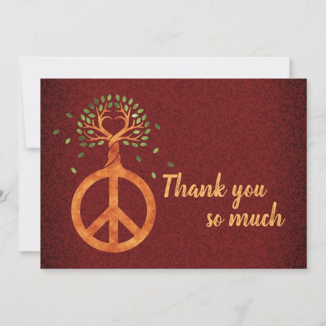 Peace For Trees - Flower Power Heart 1 (Front)