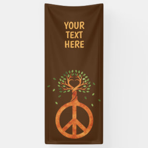 Peace For Trees - Flower Power Heart 1 Banner