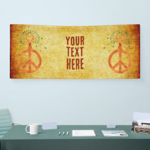 Peace For Trees - Flower Power Heart 1 Banner